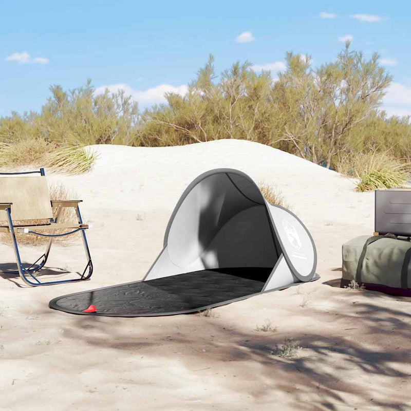 Afbeelding laden in galerijviewer, Vidaxl strandtent pop-up waterdicht grijs
