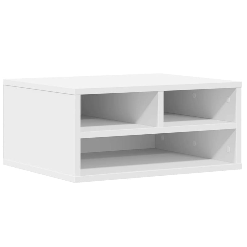 Afbeelding laden in galerijviewer, Vidaxl printerkastje 49x40x22,5 cm bewerkt hout wit
