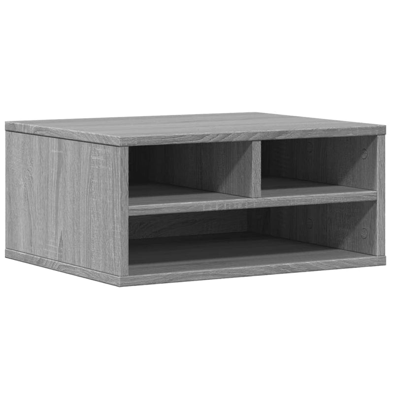Afbeelding laden in galerijviewer, Vidaxl printerkastje 49x40x22,5 cm bewerkt hout grijs sonoma eiken
