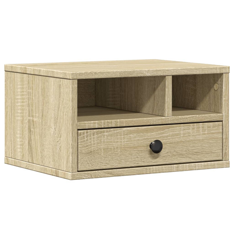 Afbeelding laden in galerijviewer, Vidaxl printerkastje 40x32x22,5 cm bewerkt hout sonoma eikenkleurig
