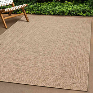 Vidaxl vloerkleed zizur binnen en buiten 80x200 cm jute look