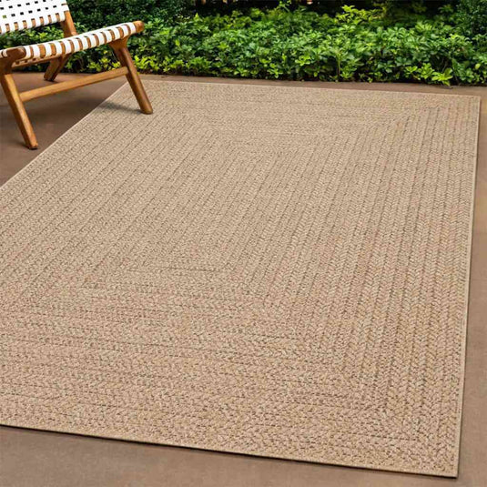 Vidaxl vloerkleed zizur binnen en buiten 240x340 cm jute look