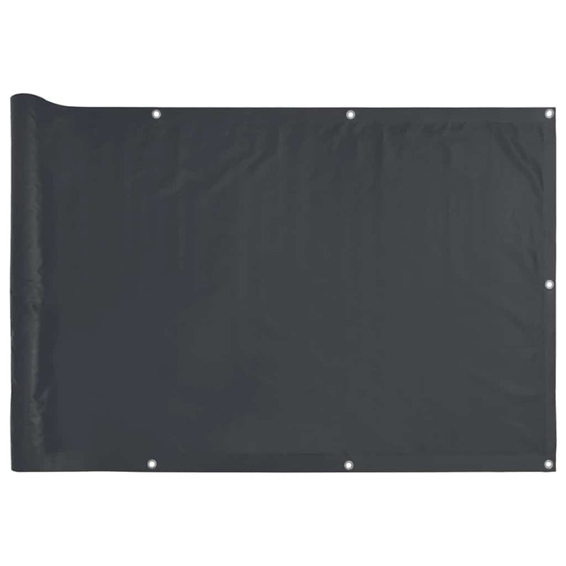 Afbeelding laden in galerijviewer, Vidaxl balkonscherm 700x75 cm pvc antracietkleurig
