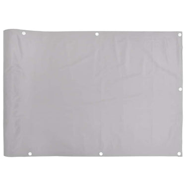 Vidaxl balkonscherm 500x75 cm pvc grijs