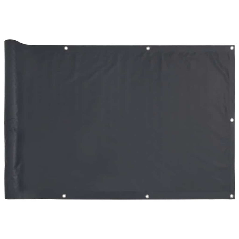Afbeelding laden in galerijviewer, Vidaxl balkonscherm 800x90 cm pvc antracietkleurig

