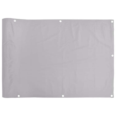 Vidaxl balkonscherm 400x90 cm pvc grijs