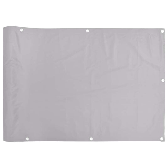 Vidaxl balkonscherm 400x90 cm pvc grijs