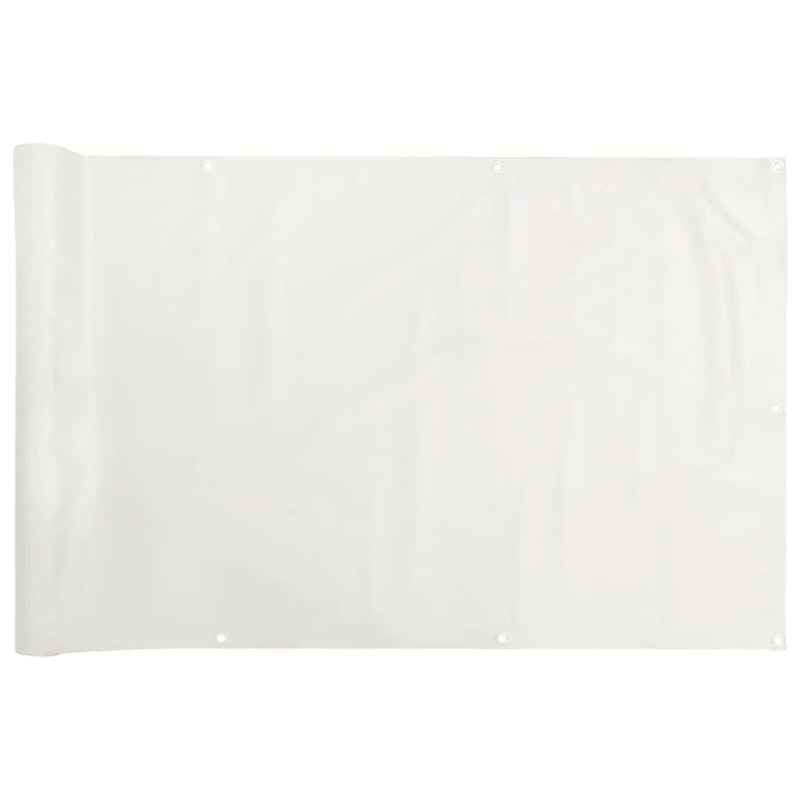 Afbeelding laden in galerijviewer, Vidaxl balkonscherm 300x120 cm pvc wit
