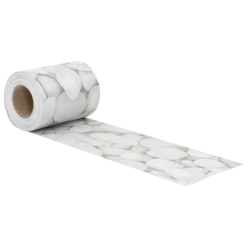 Afbeelding laden in galerijviewer, Vidaxl tuinscherm marmergrindpatroon 35x0,19 m pvc grijs
