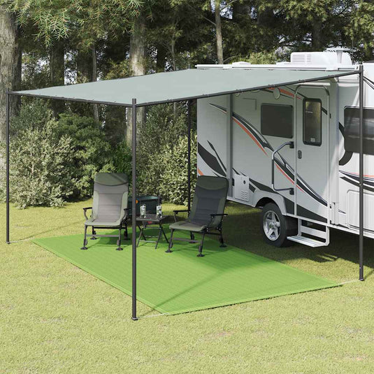 Vidaxl tenttapijt 250x400 cm hdpe lichtgroen