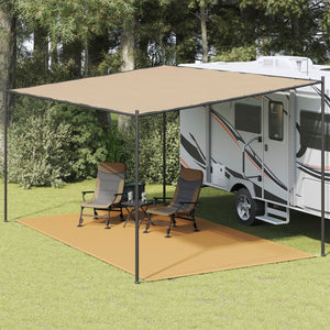 Vidaxl tenttapijt 300x600 cm hdpe zandkleurig