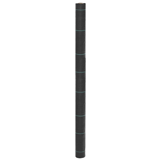 Vidaxl worteldoek 1,5x5 m polypropeen zwart