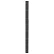 Vidaxl onkruidmembraan zwart 1,5x100 m pp