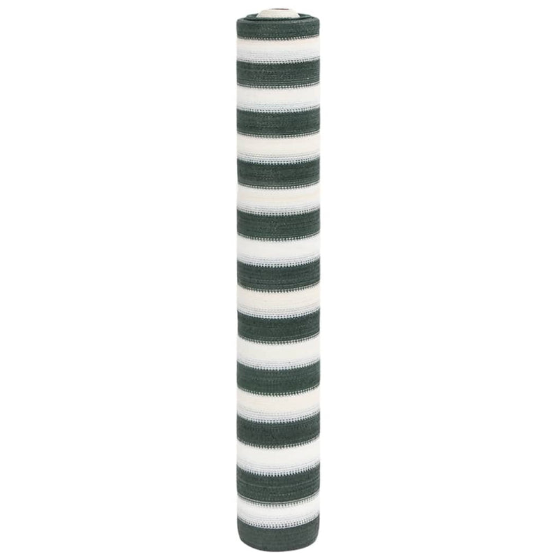 Afbeelding laden in galerijviewer, Vidaxl privacy net rechthoekig 2 x 10 m (150 g) green and white
