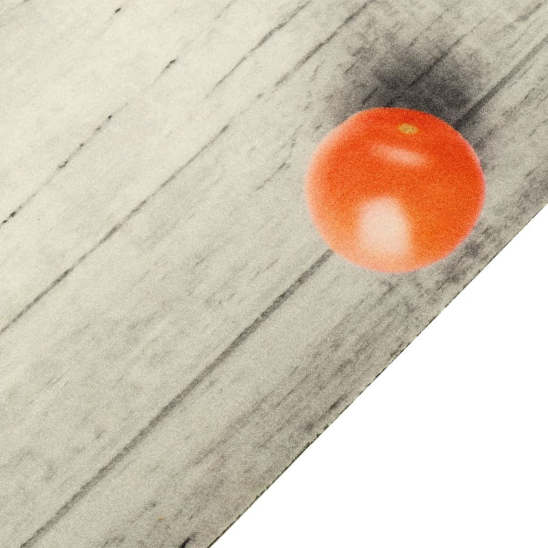 Afbeelding laden in galerijviewer, Vidaxl keukenmat wasbaar tomatenprint 45x150 cm fluweel
