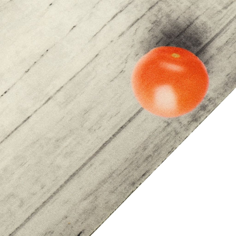 Afbeelding laden in galerijviewer, Vidaxl keukenmat wasbaar tomatenprint 60x180 cm fluweel

