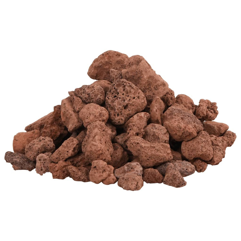 Afbeelding laden in galerijviewer, Vidaxl lavastenen 25 kg 1-2 cm rood
