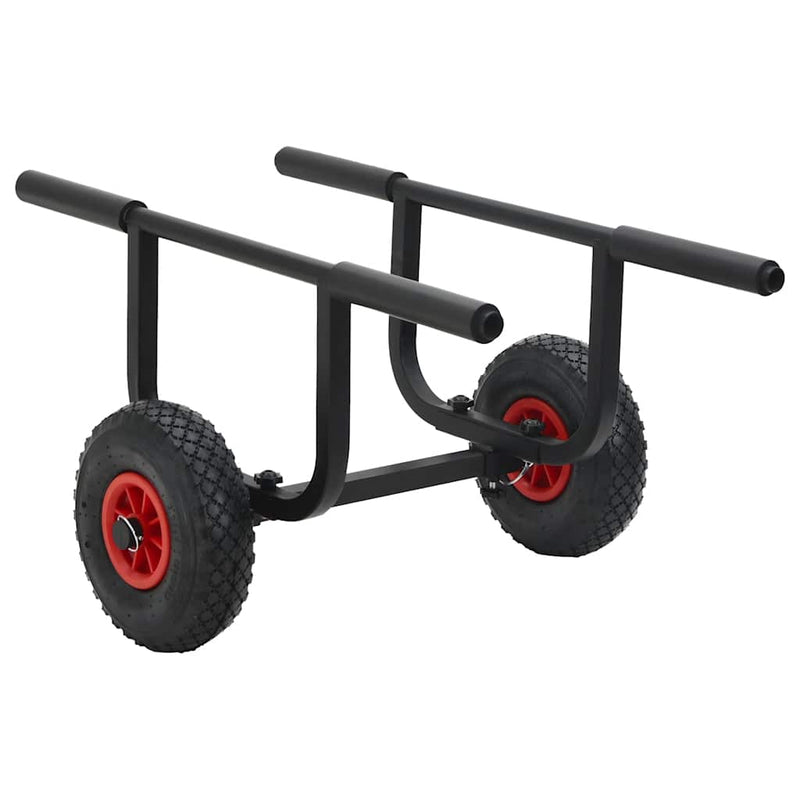 Afbeelding laden in galerijviewer, Vidaxl kajaktrolley 90 kg aluminium
