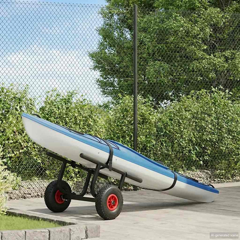 Afbeelding laden in galerijviewer, Vidaxl kajaktrolley 90 kg aluminium
