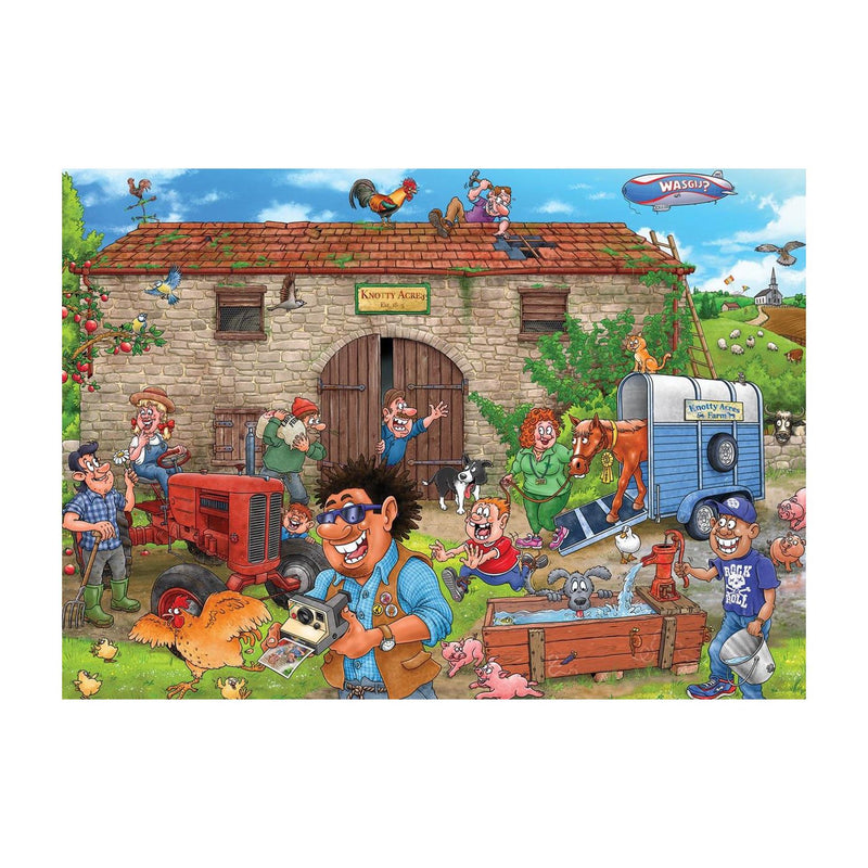 Afbeelding laden in galerijviewer, Jumbo wasgij destiny 30 - een gelukkige oogst! - 1000 stukjes puzzel - legpuzzel voor volwassenen - vanaf 12 jaar puzzels
