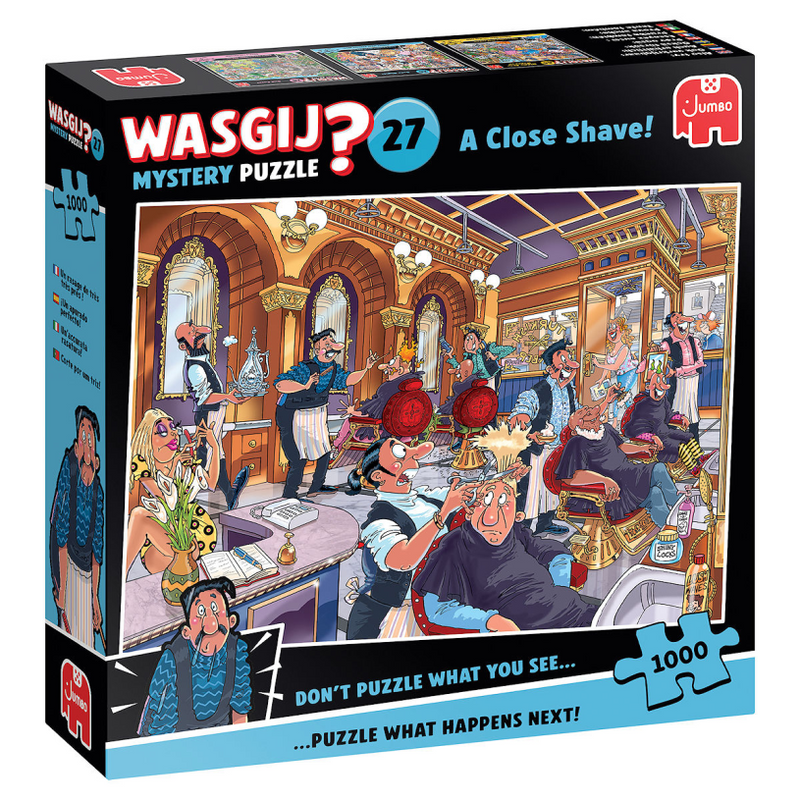 Afbeelding laden in galerijviewer, Jumbo wasgij mystery 27 legpuzzel - vlam in de pan!, 1000st.
