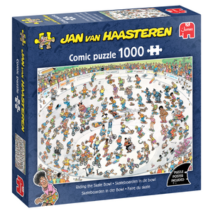 Jumbo puzzel 1000 st. jvh - skateboarden in de bowl
