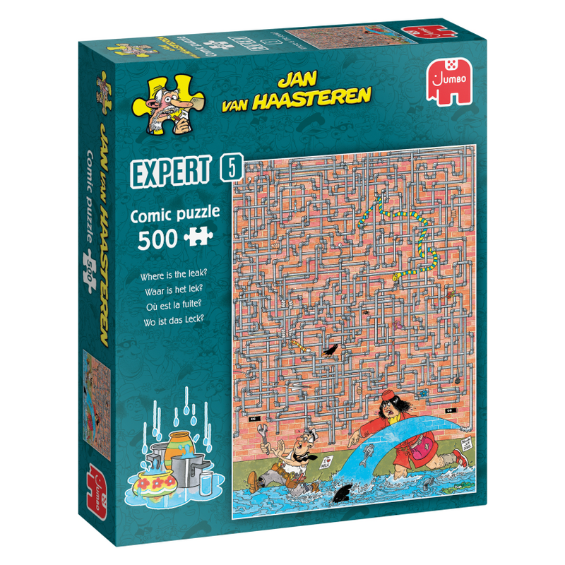 Afbeelding laden in galerijviewer, Jumbo puzzel 500 st. jvh expert 5 - waar is het lek!

