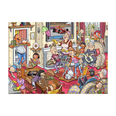 Jumbo wasgij retro mystery 10 - de voorjaars-schoonmaak! - 1000 stukjes puzzel - legpuzzel voor volwassenen