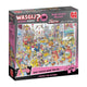 Jumbo wasgij retro destiny 10 - chaos in de winkelstraat! - 1000 stukjes puzzel - legpuzzel voor volwassenen