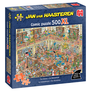Jumbo jan van haasteren puzzel 500 bibliotheek xl stukjes