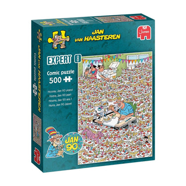 Jumbo jan van haasteren puzzel expert 8 hoera jan 90 jaar! 500 stukjes