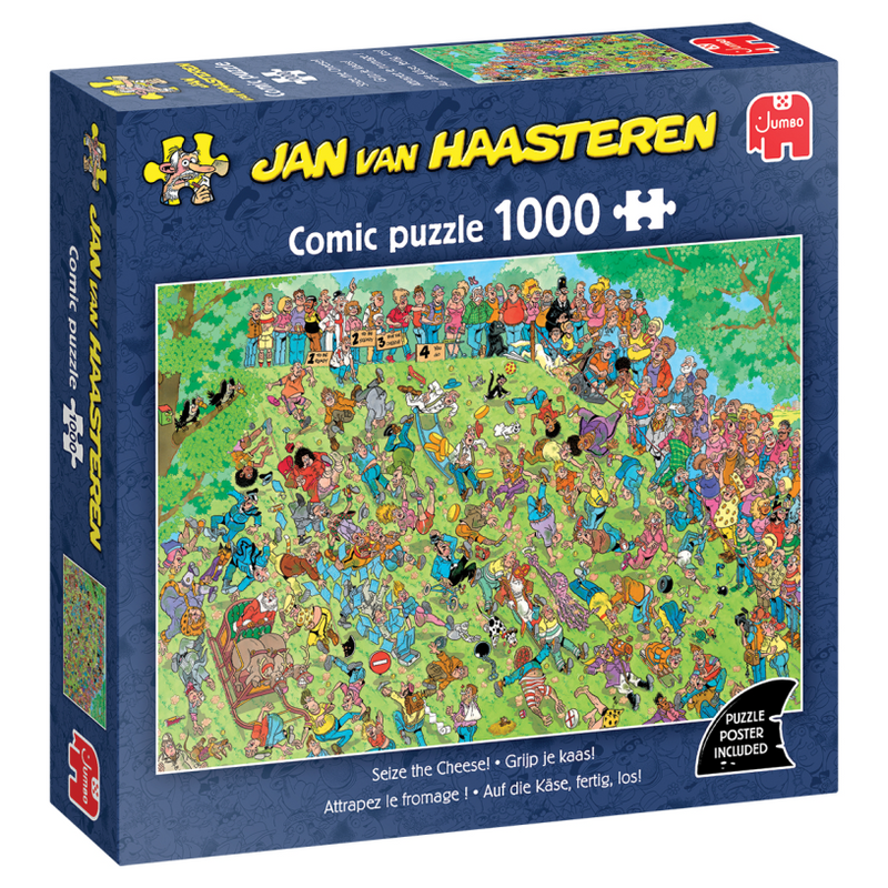 Afbeelding laden in galerijviewer, Jumbo puzzel 1000 st. jvh - grijp je kaas!
