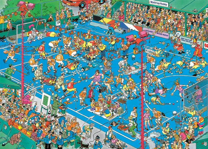 Afbeelding laden in galerijviewer, Jumbo jan van haasteren puzzel titel tbd 1000 stukjes juni
