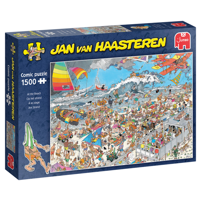 Afbeelding laden in galerijviewer, Jumbo puzzel 1500 stukjes jvh - op het strand

