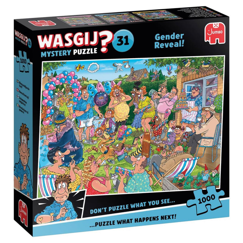 Afbeelding laden in galerijviewer, Jumbo wasgij mystery 31 - gender reveal! - 1000 stukjes
