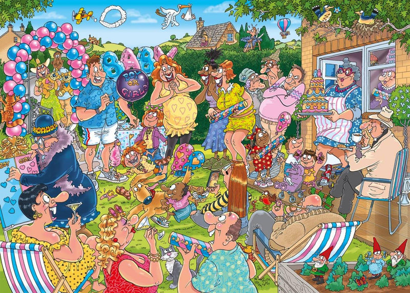 Afbeelding laden in galerijviewer, Jumbo wasgij mystery 31 - gender reveal! - 1000 stukjes
