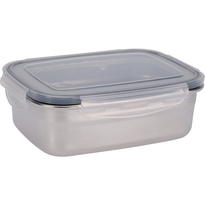 Afbeelding laden in galerijviewer, Excellent houseware voorraaddoos 750 ml rvs grijs
