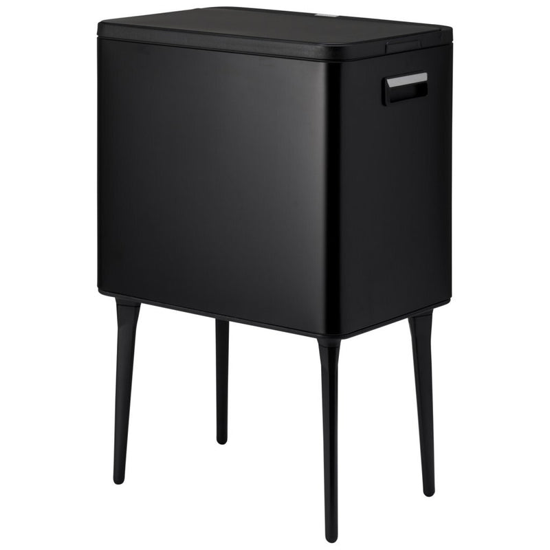 Afbeelding laden in galerijviewer, Excellent houseware afvalbak 35l metaal zwart
