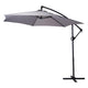 Overige merken hangende parasol 300 cm grijs