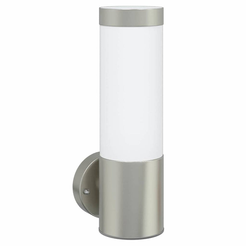 Afbeelding laden in galerijviewer, Vidaxl buiten wandlamp zilver 12 x 8,5 x 27 cm
