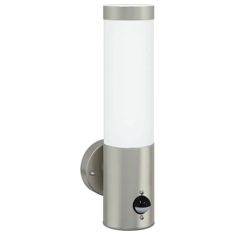 Afbeelding laden in galerijviewer, Vidaxl buiten wandlamp zilver 12 x 8,5 x 29 cm
