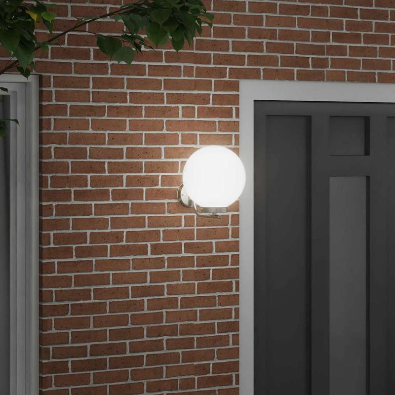 Afbeelding laden in galerijviewer, Vidaxl buiten wandlamp zilver 29 x 25 x 33 cm
