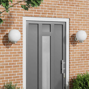 Vidaxl buiten wandlamp 2 pcs zilver 29 x 25 x 33 cm