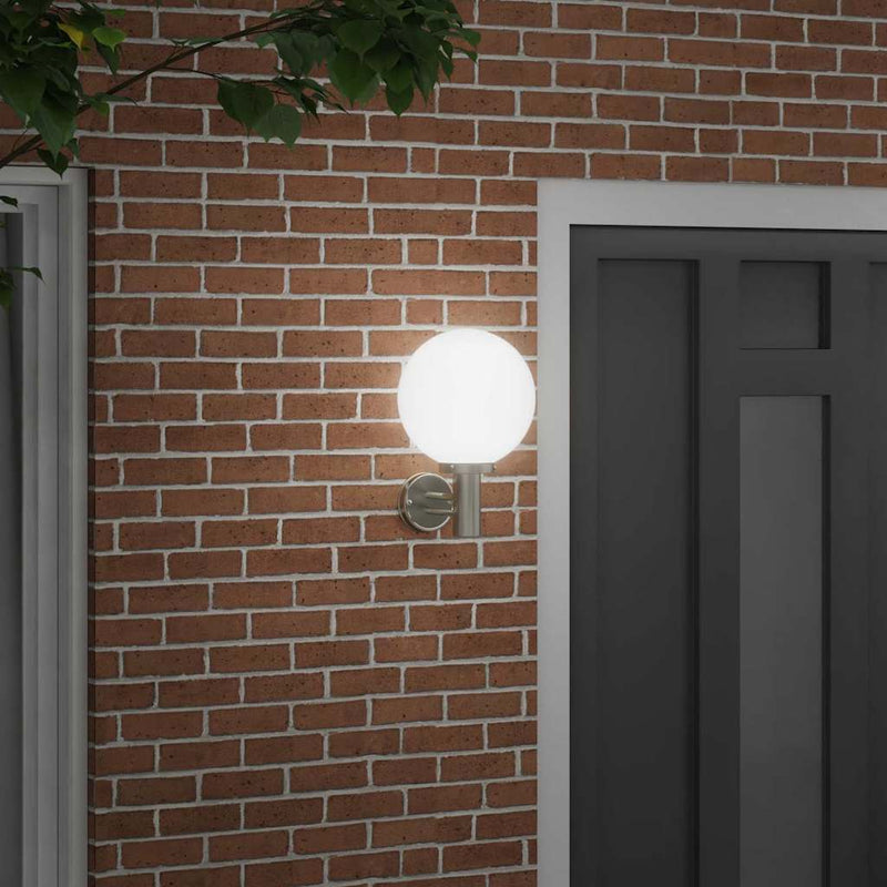 Afbeelding laden in galerijviewer, Vidaxl buiten wandlamp zilver 28 x 25 x 38 cm

