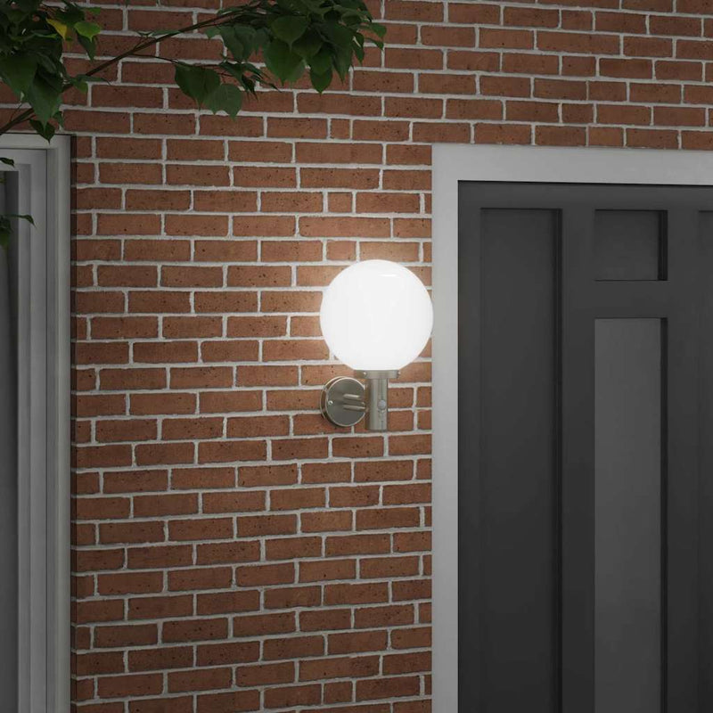 Afbeelding laden in galerijviewer, Vidaxl buiten wandlamp zilver 28 x 25 x 38 cm
