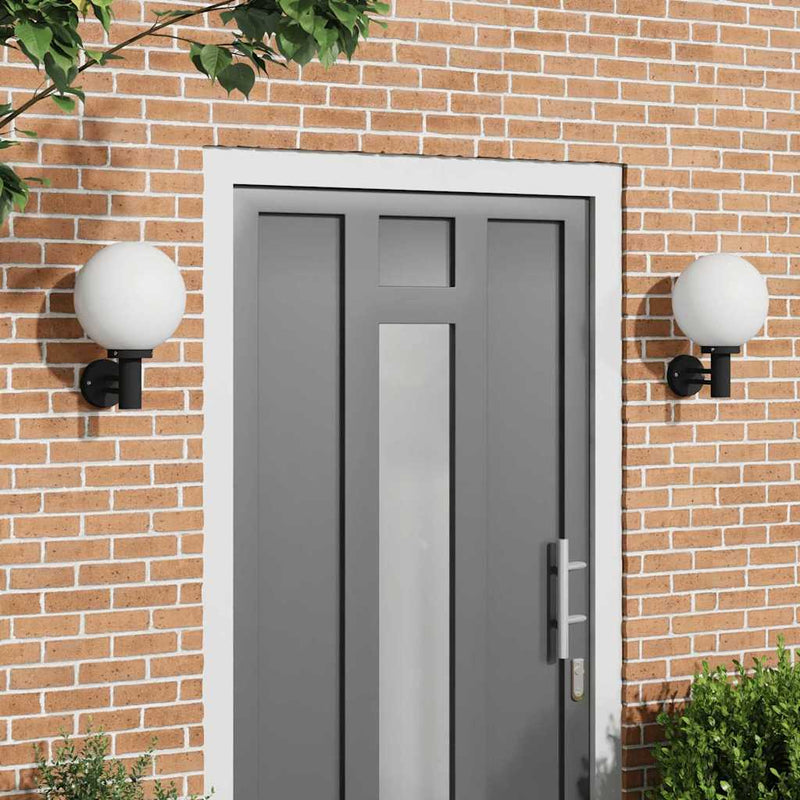 Afbeelding laden in galerijviewer, Vidaxl buiten wandlamp 2 pcs zwart 28 x 25 x 38 cm

