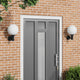 Vidaxl buiten wandlamp 2 pcs zwart 28 x 25 x 38 cm