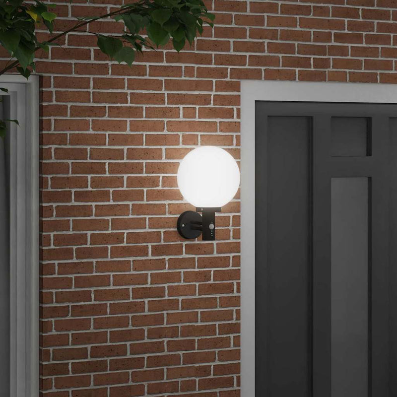 Afbeelding laden in galerijviewer, Vidaxl buiten wandlamp zwart 28 x 25 x 38 cm

