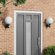 Vidaxl buiten wandlamp 2 pcs zwart 28 x 25 x 38 cm
