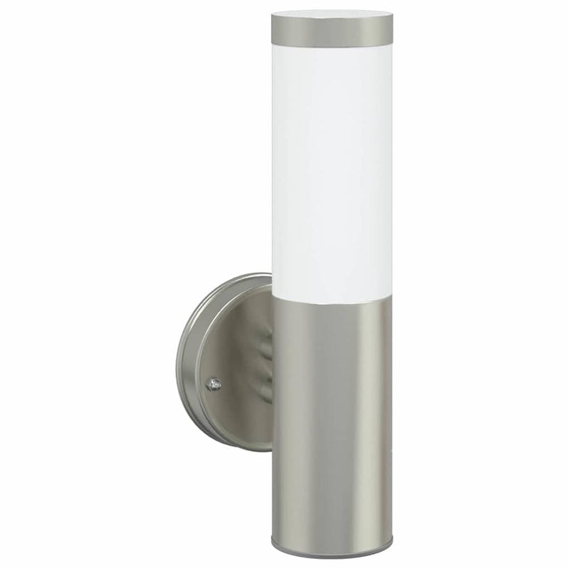 Afbeelding laden in galerijviewer, Vidaxl buiten wandlamp zilver 15 x 7,5 x 33 cm
